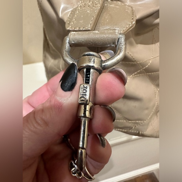 Christian Dior Cannage Patent Tan Bowler Bag - Picture 10 of 16